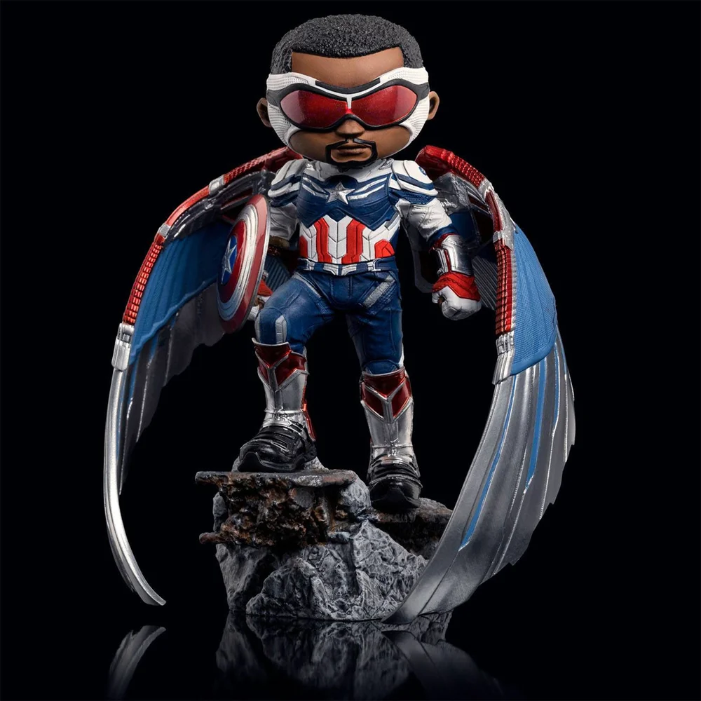 Iron Studios Marvel Comics Captain America Sam Wilson Mini Co Figure Bild 1