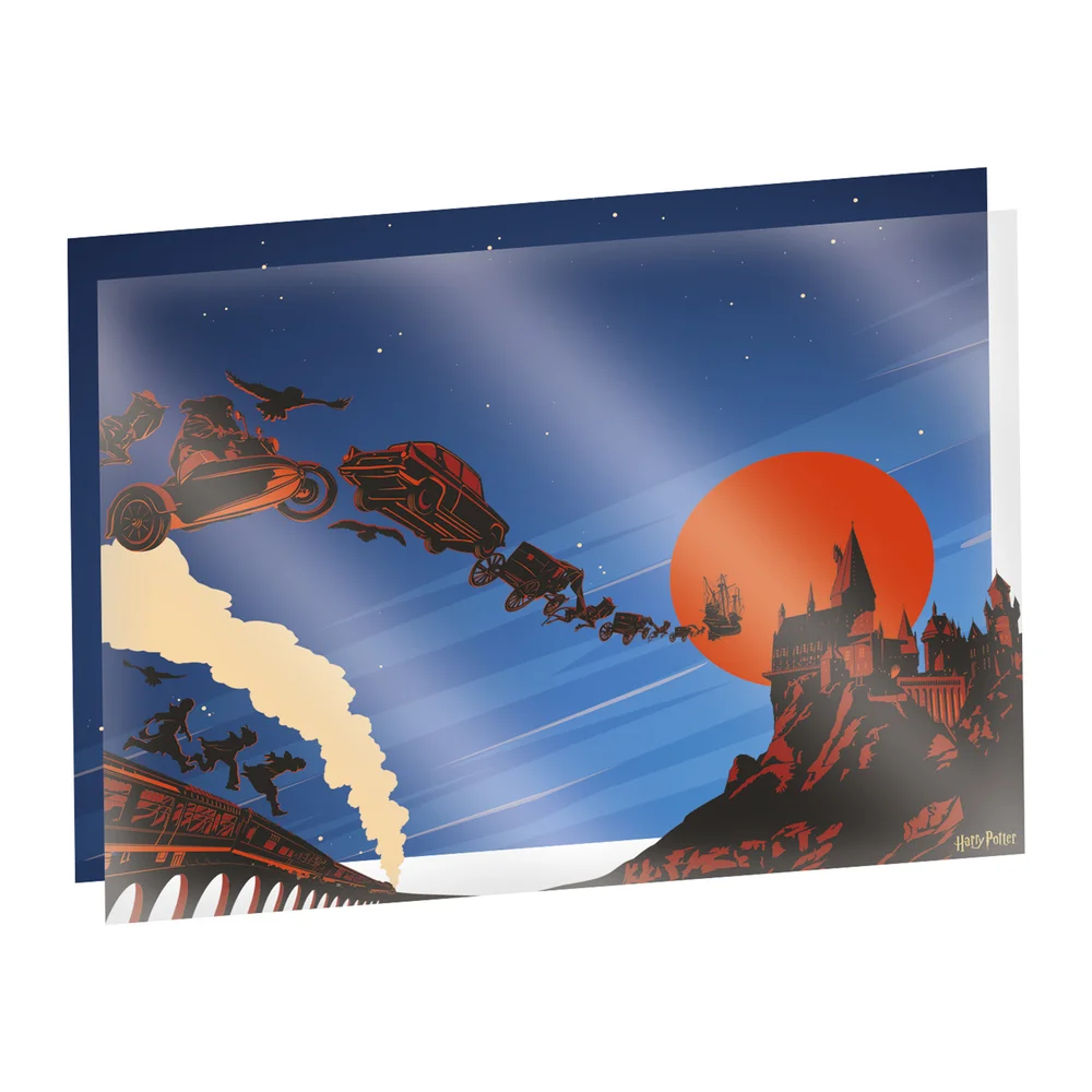 Fan-Cel Harry Potter Transport to Hogwarts Limited Edition Cell Artwork Bild 1