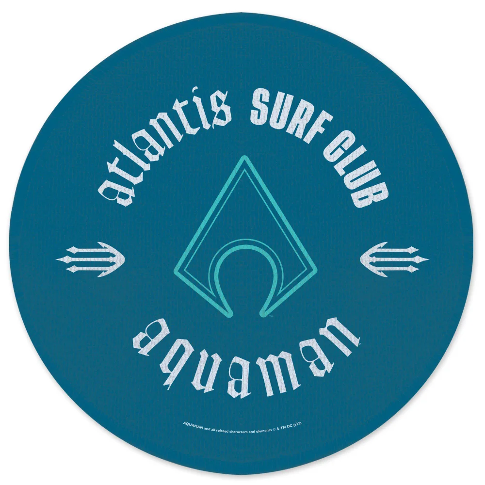 Aquaman Core Atlantis Surf Club Round Bath Mat Bild 1
