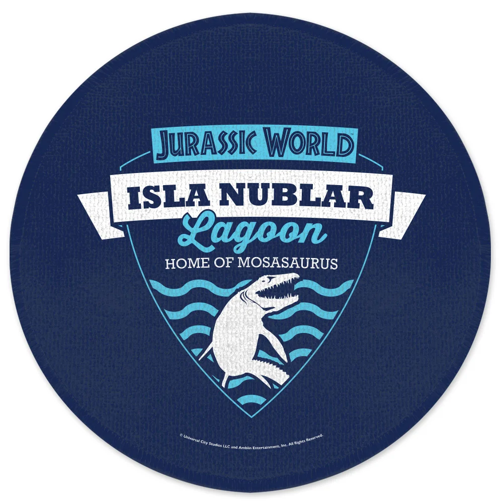 Jurassic Park Isla Nublar Lagoon Round Bath Mat Bild 1
