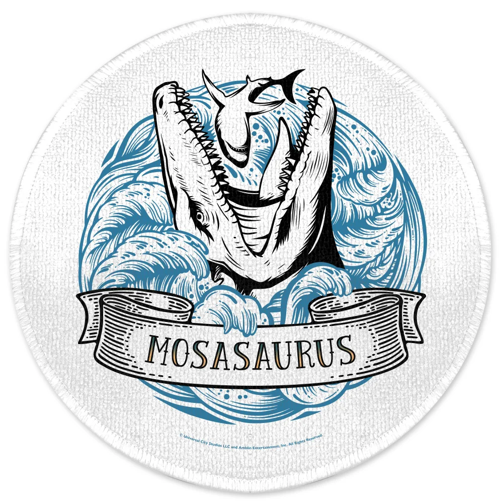 Jurassic Park Mosasaurus Round Bath Mat Bild 1