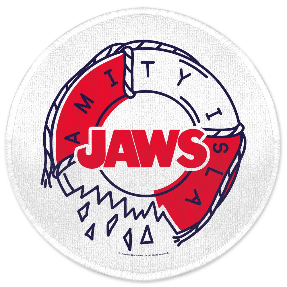 Jaws Amity Island Life Preserver Round Bath Mat Bild 1