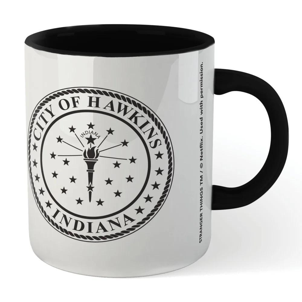 Stranger Things City Of Hawkins Mug - Black Bild 1