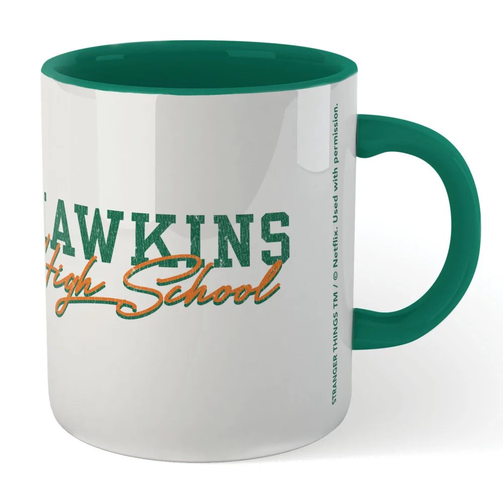 Stranger Things Hawkins Tigers Mug - Green Bild 1