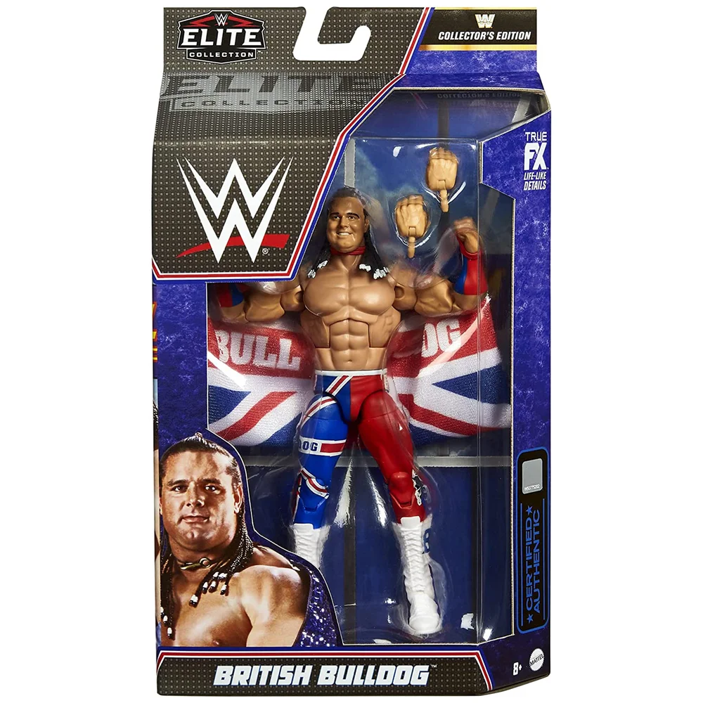 Mattel WWE Elite Collection Action Figure - British Bulldog Bild 1