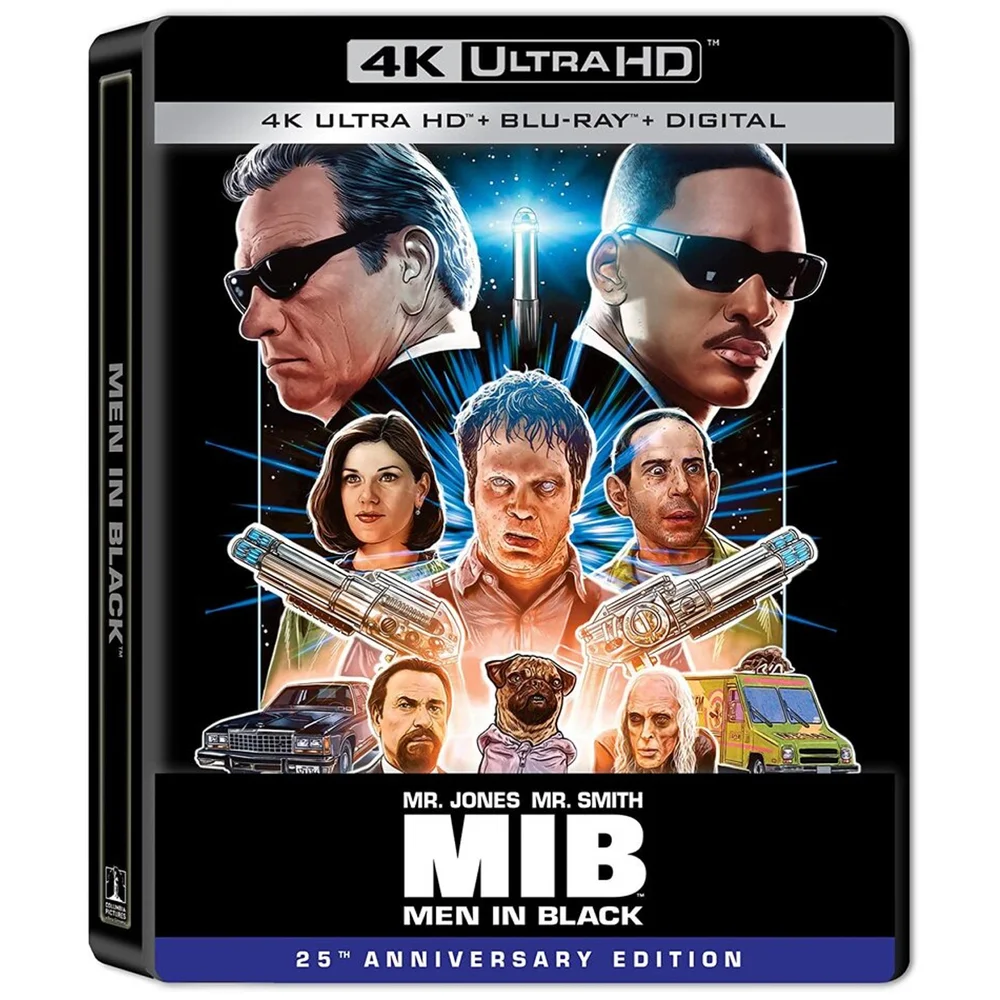 Men In Black: 25th Anniversary Edition - 4K Ultra HD Steelbook (Includes Blu-ray) (US Import) Bild 1
