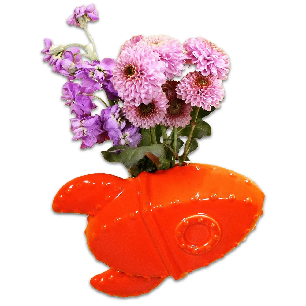 Wallace & Gromit Rocket Shaped Wall Vase Bild 1