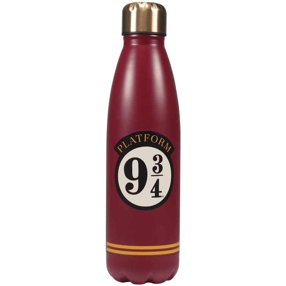 Harry Potter Platform 9 3/4 Burgundy Metal Water Bottle (500ml) Bild 1