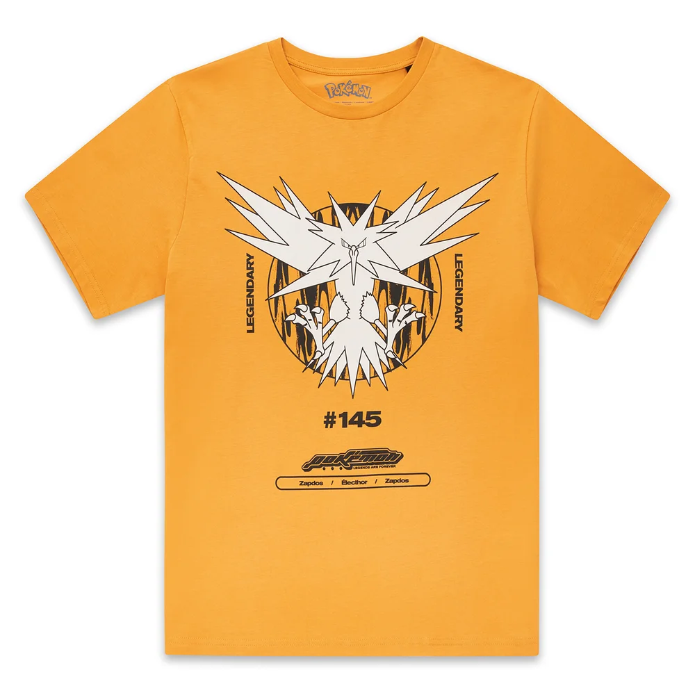 Pokémon Zapdos Legendary Unisex T-Shirt - Senfgelb - S Bild 1