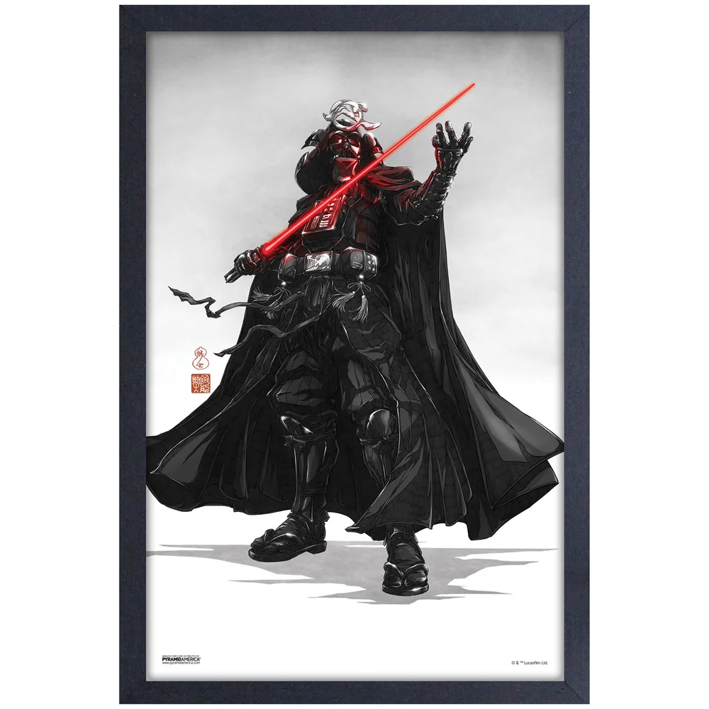 Star Wars: Visions Vader Framed Art Print Bild 1