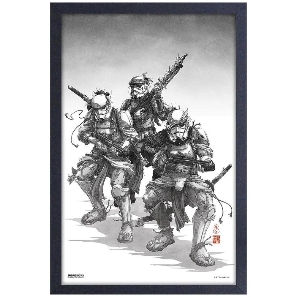 Star Wars: Visions Stormtroopers Framed Art Print Bild 1