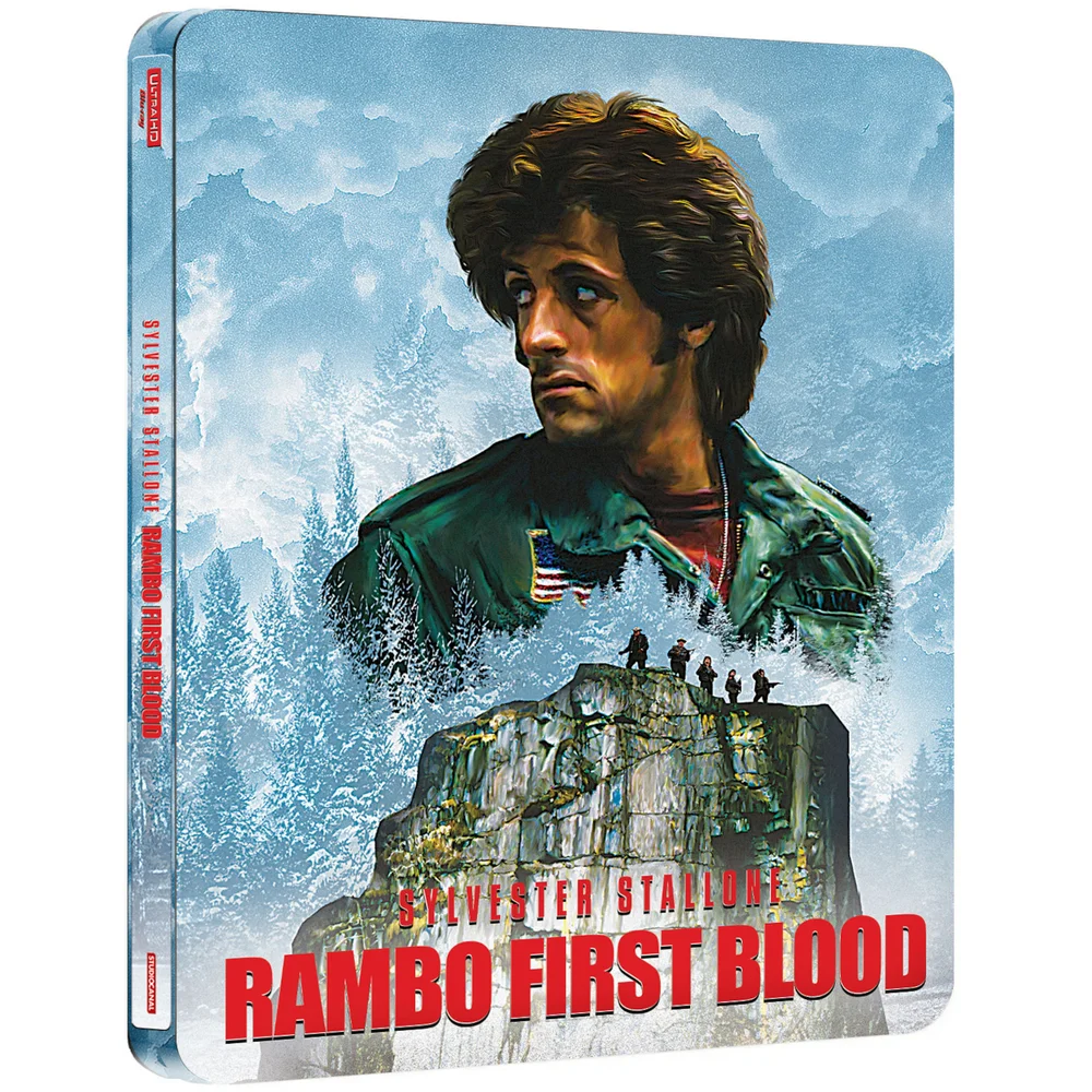 Rambo First Blood 4K Ultra HD Zavvi Exclusive Steelbook Bild 1