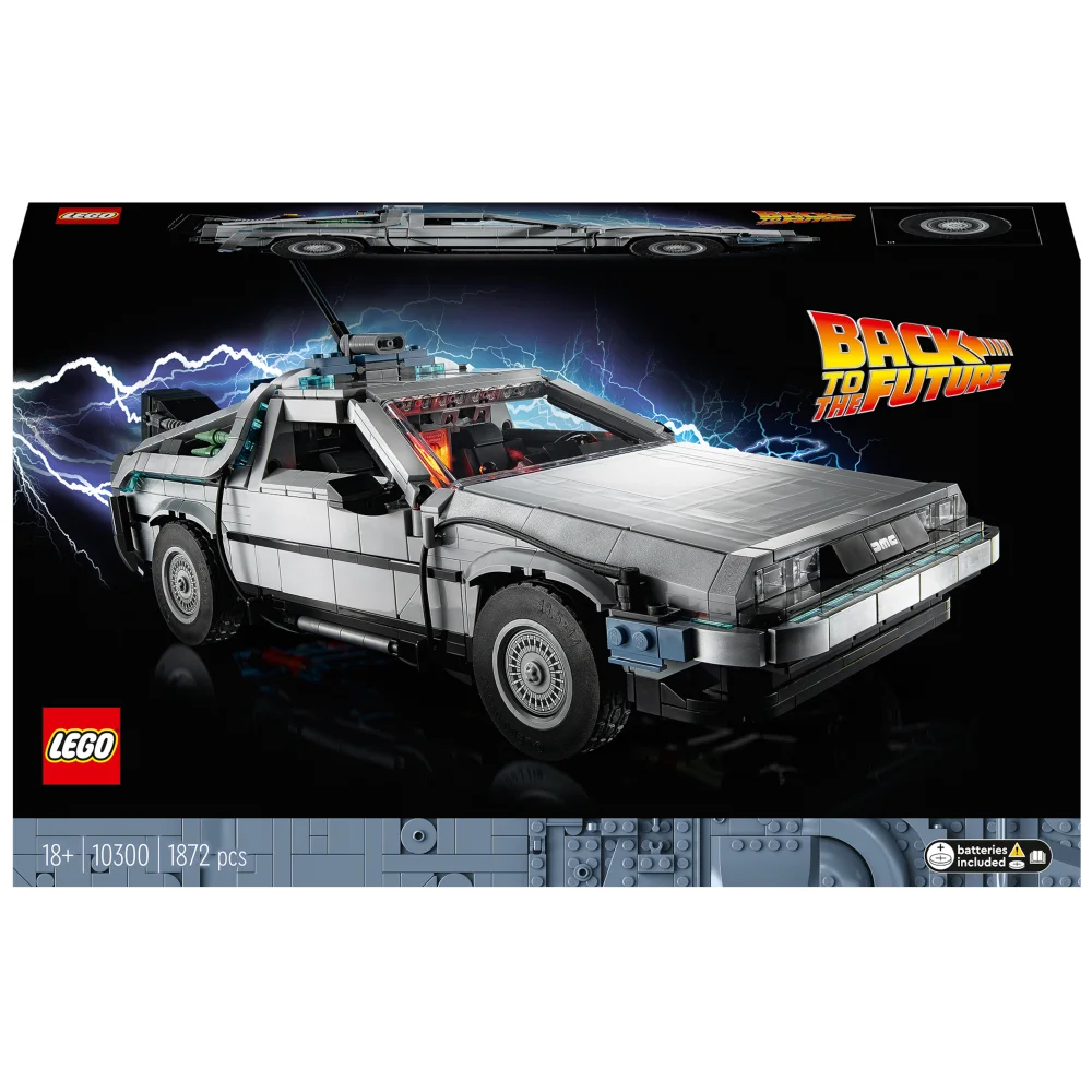LEGO Icons Die Zeitmaschine aus Zurück in die Zukunft, Automodell (10300) Bild 1
