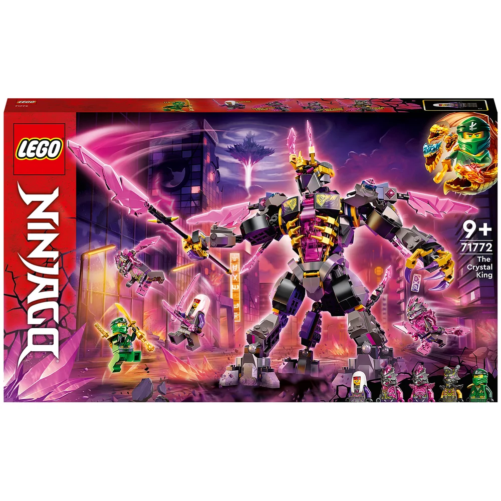 LEGO NINJAGO: The Crystal King Action Figure Robot Set (71772) Bild 1