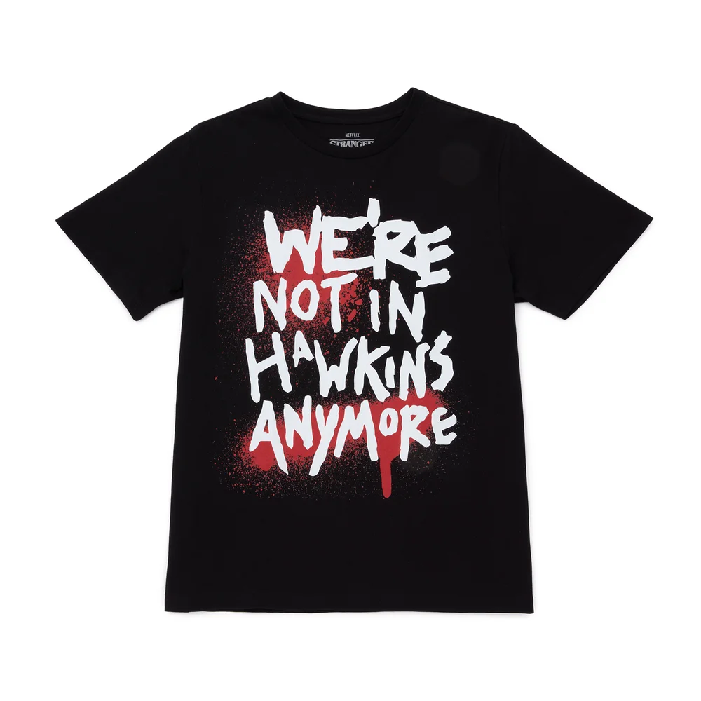 Stranger Things Not In Hawkins Unisex T-Shirt - Schwarz - S Bild 1