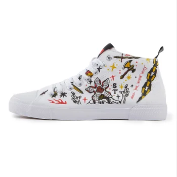 Akedo x Stranger Things Weiße Signature High Tops
