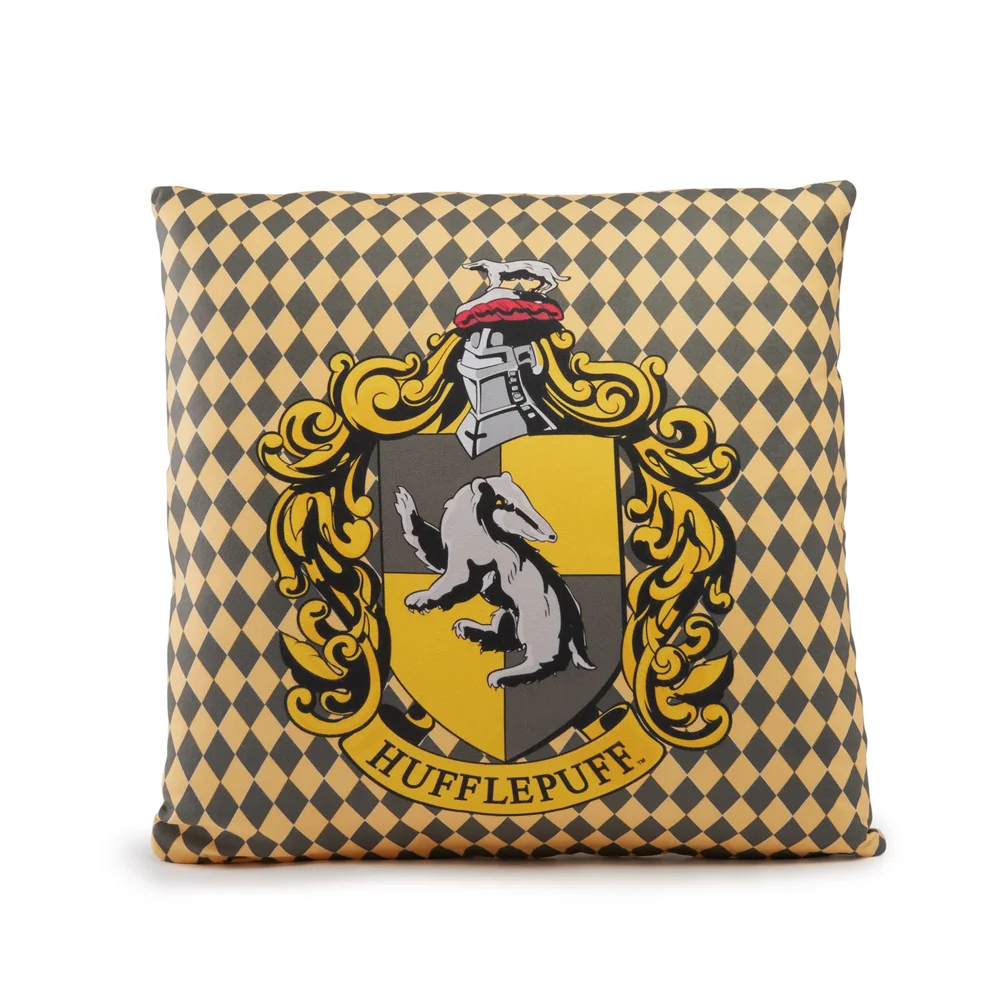 Harry Potter Hufflepuff Square Cushion - 40x40cm - Soft Touch Bild 1
