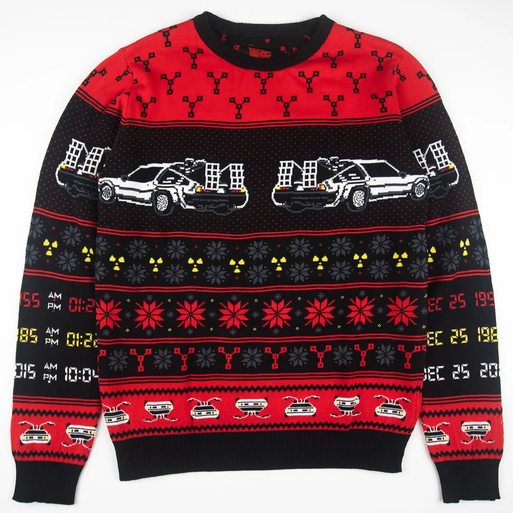 Back to the Future 1.21 Jinglewatts Knitted Christmas Jumper - XS Bild 1