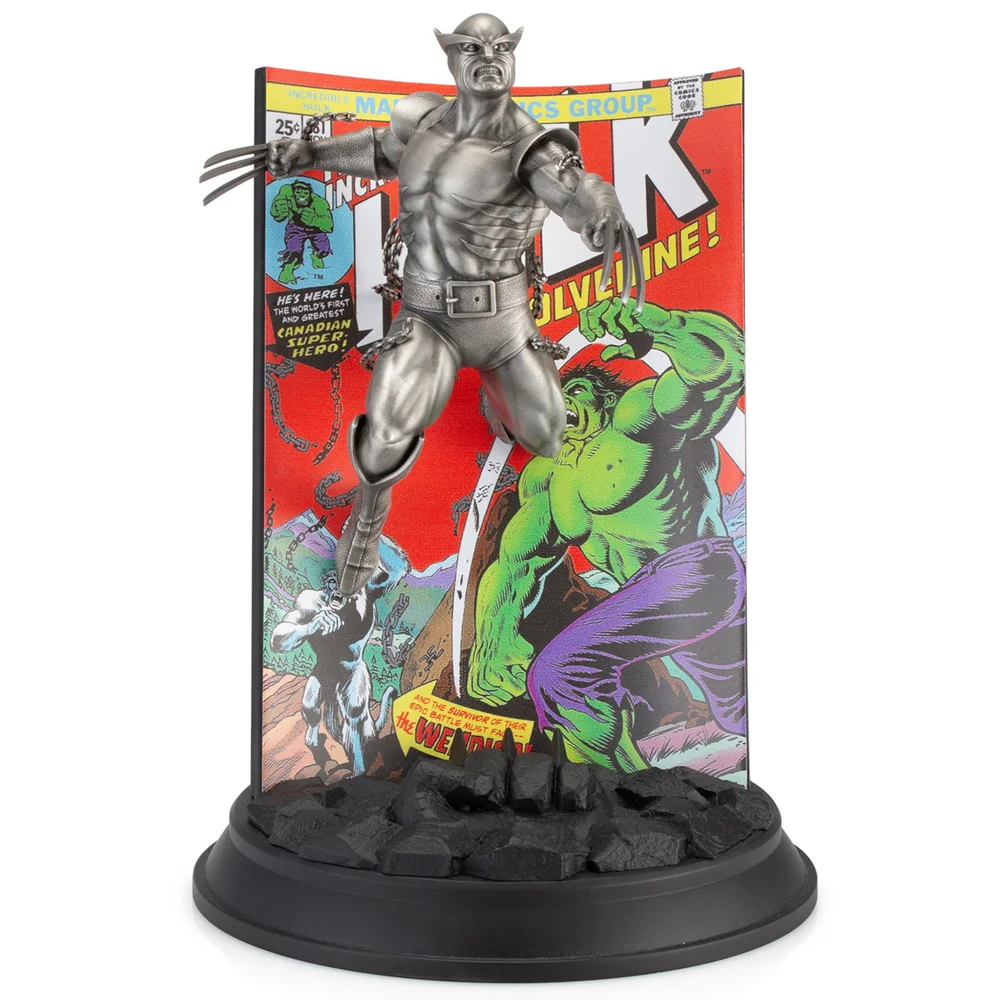Royal Selangor Limited Edition Marvel Wolverine The Incredible Hulk #81 Pewter Figurine (800 Pieces Worldwide) Bild 1