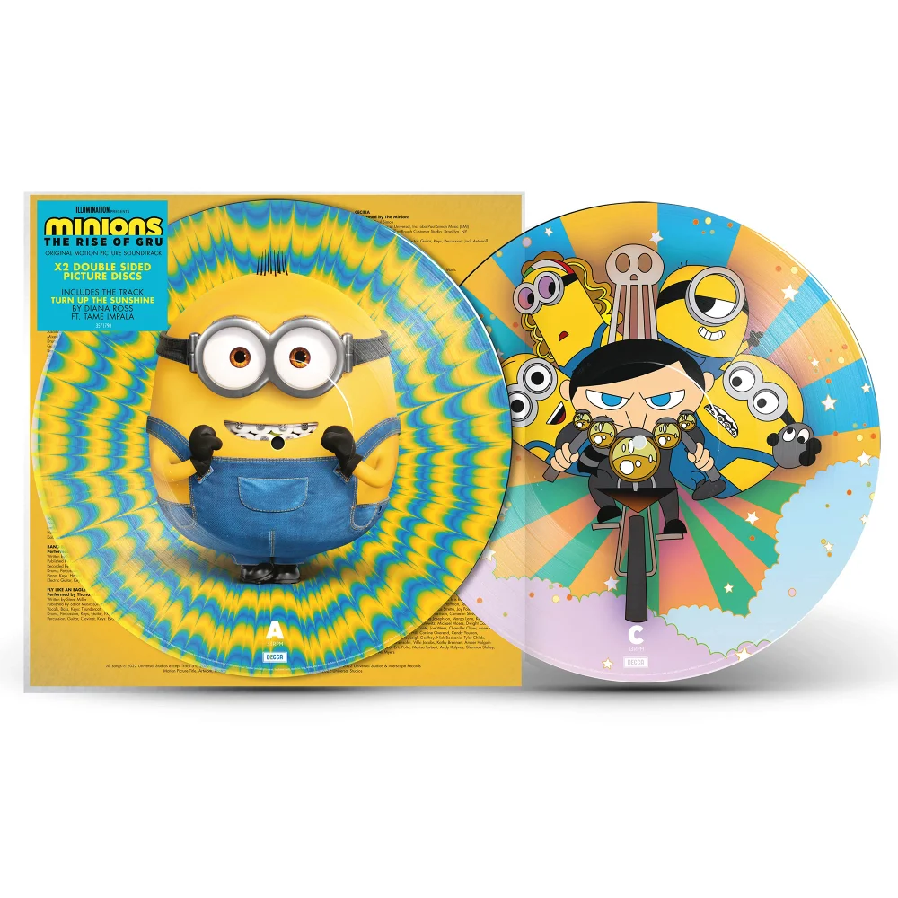Minions: The Rise of Gru Limited Edition Picture Disc Vinyl 2LP Bild 1