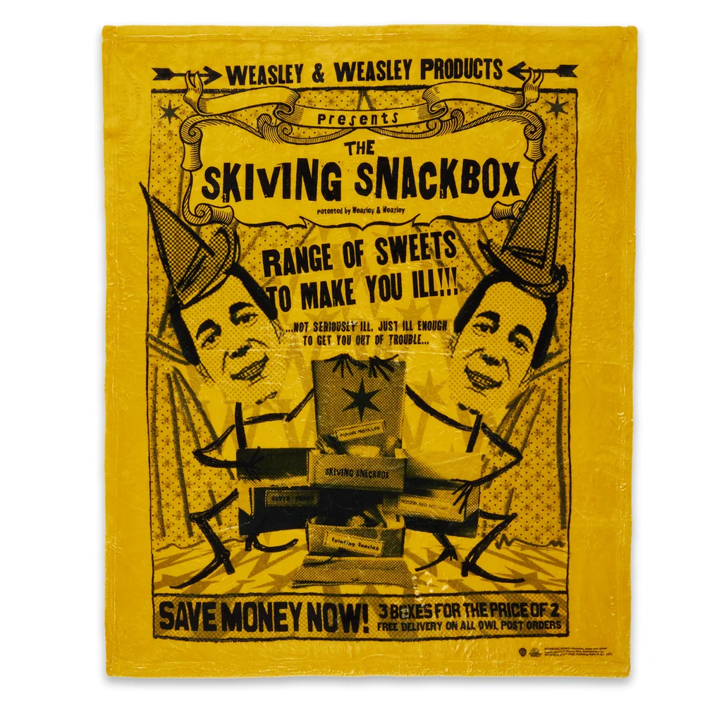 Decorsome x Harry Potter Skiving Fleece Blanket - M Bild 1