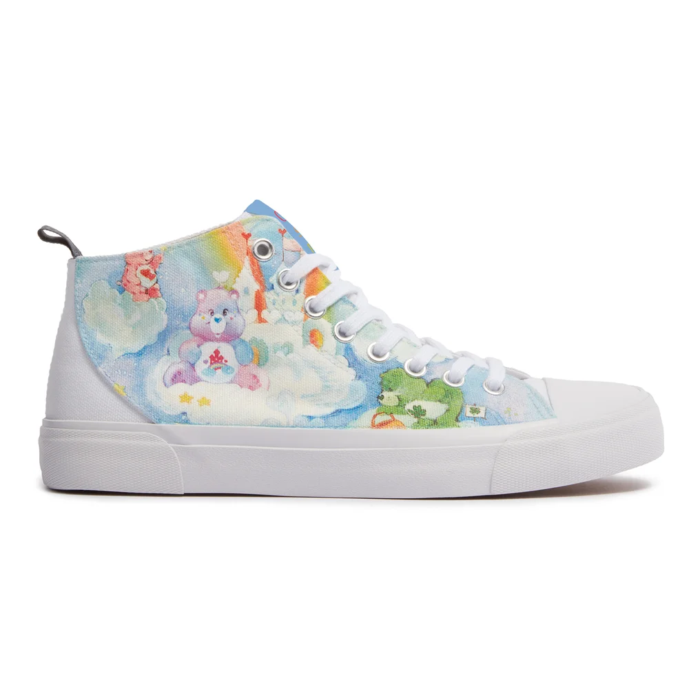 Akedo x Care Bears Canvas White Signature High Top - UK 3 / EU 35.5 / US Men's 3.5 / Women's 5 Bild 1