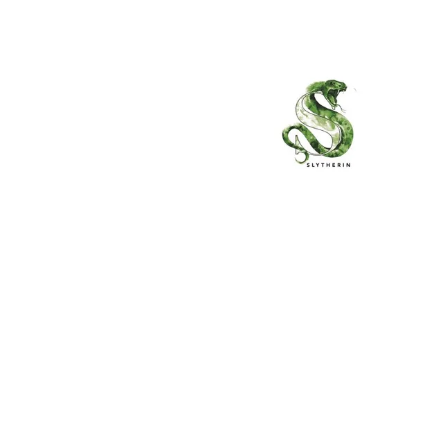 Harry Potter Slytherin Unisex T-Shirt - White