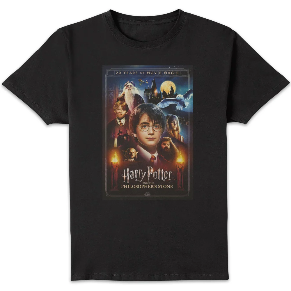 Harry Potter Philosopher's Stone Unisex T-Shirt - Black - S Bild 1