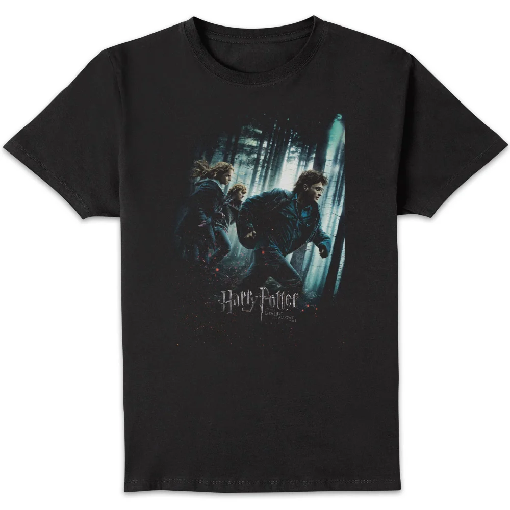 Harry Potter Deathly Hallows Part 1 Unisex T-Shirt - Black - S Bild 1