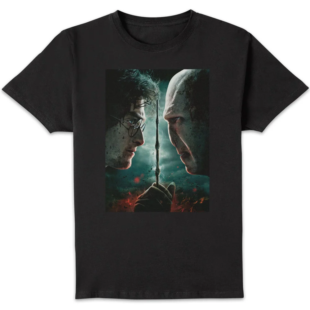 Harry Potter Deathly Hallows - Part 2 Unisex T-Shirt - Black - S Bild 1