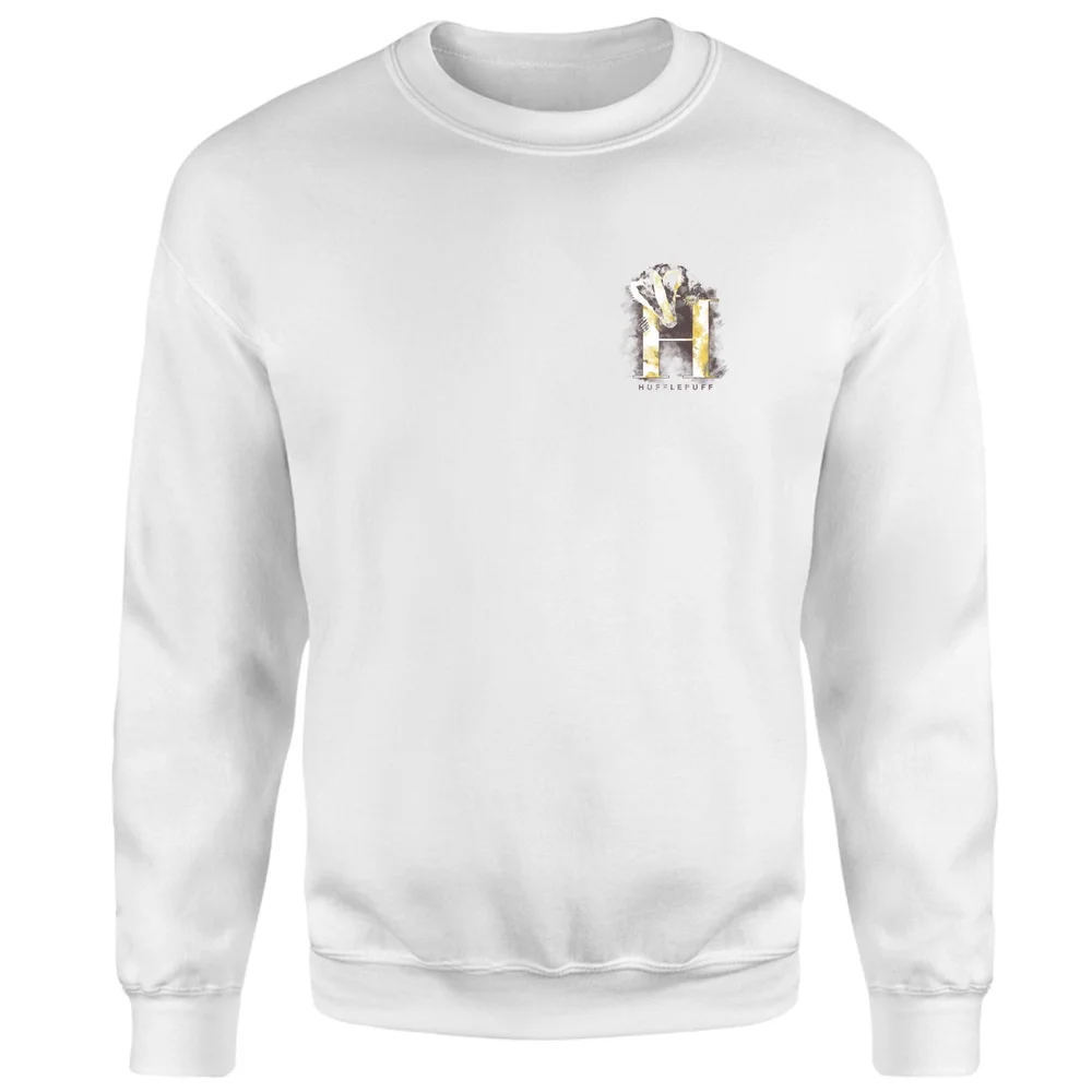 Harry Potter Hufflepuff Sweatshirt - White - S Bild 1