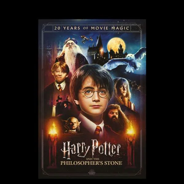 Harry Potter Philosopher's Stone Hoodie - Black