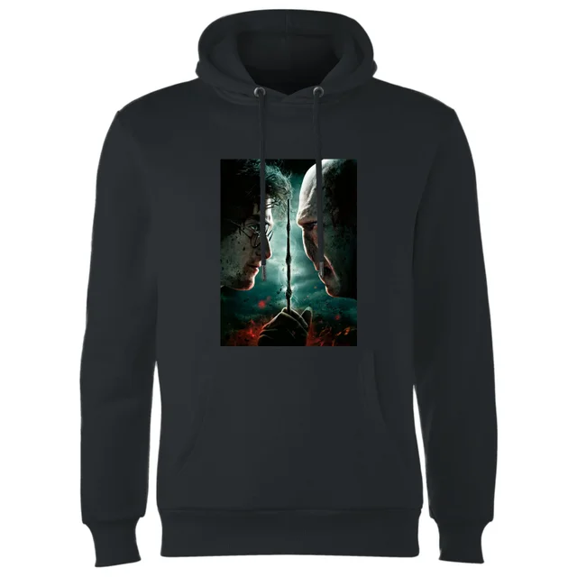 Harry Potter Deathly Hallows - Part 2 Hoodie - Black
