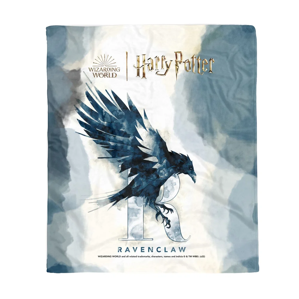Harry Potter Ravenclaw Watercolour Effect Fleece Blanket - M Bild 1