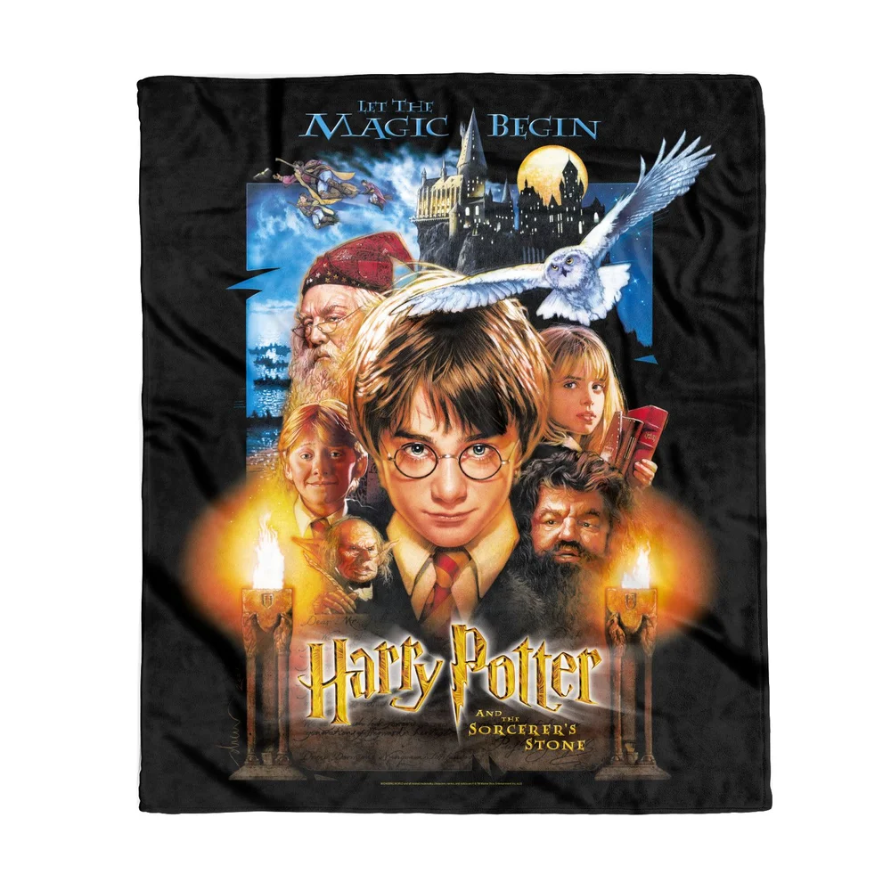 Harry Potter Sorcerer's Stone Fleece Blanket - L Bild 1