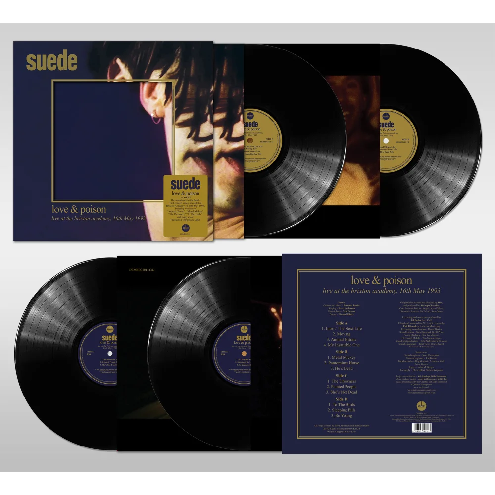 Suede - Love and Poison (2 x 140g Black Vinyl) Bild 1