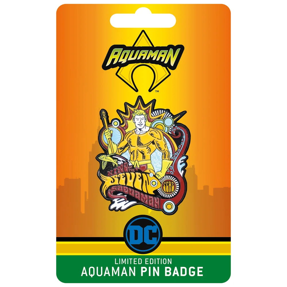Fanattik Aquaman DC Comics Limited Edition Pin Badge Bild 1