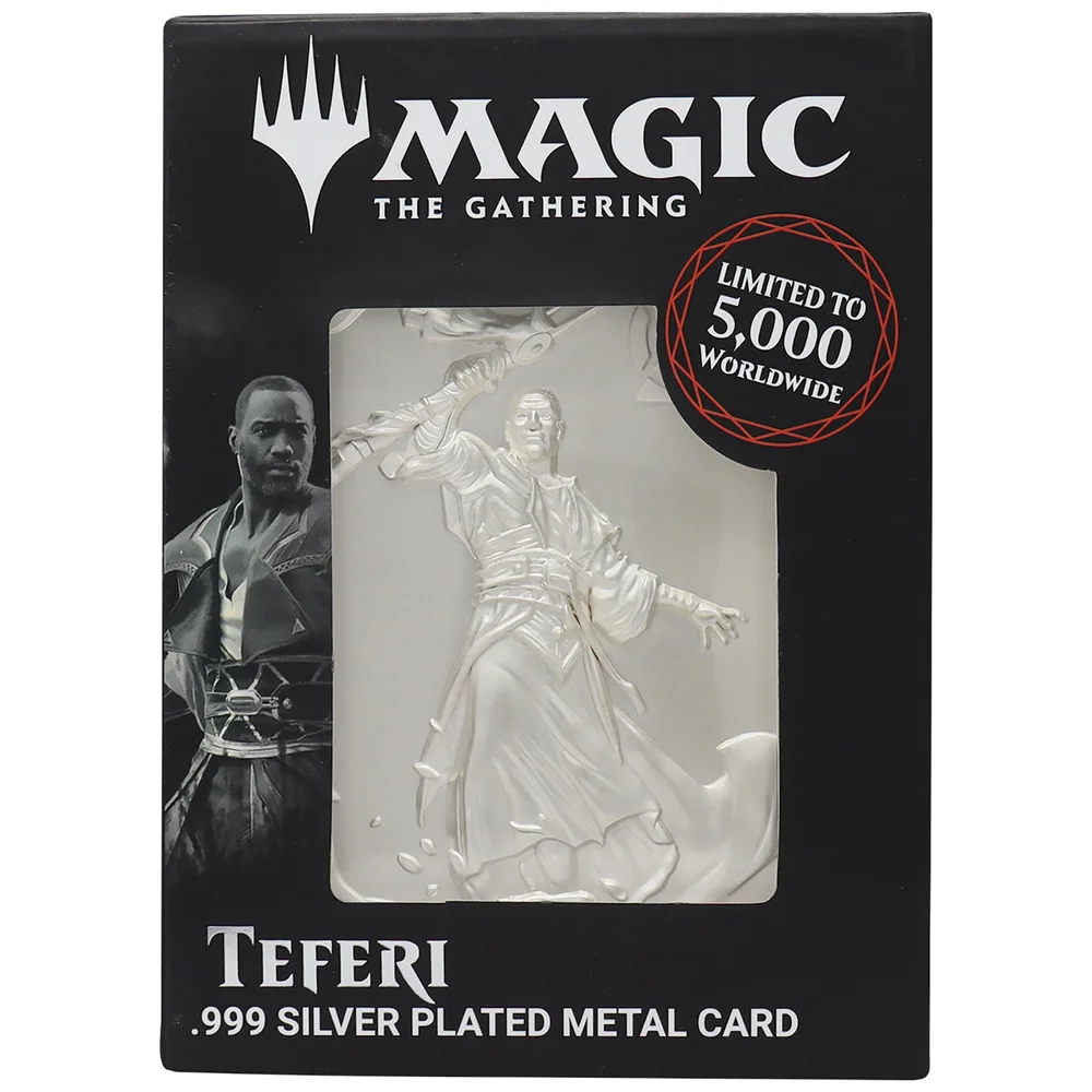 Fanattik Magic the Gathering Limited Edition .999 Silver Plated Teferi Metal Collectible Bild 1