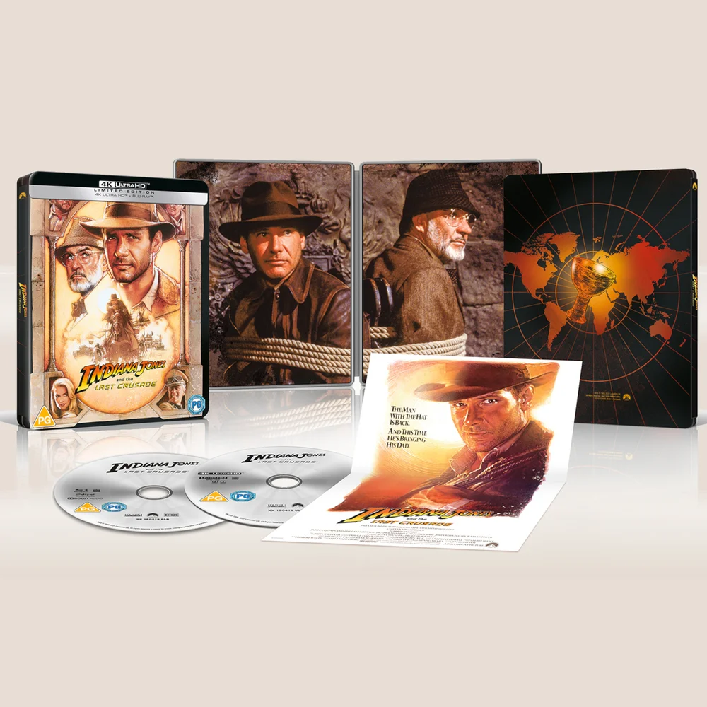 Indiana Jones And The Last Crusade 4K Ultra HD Steelbook (Includes Blu-ray) Bild 1