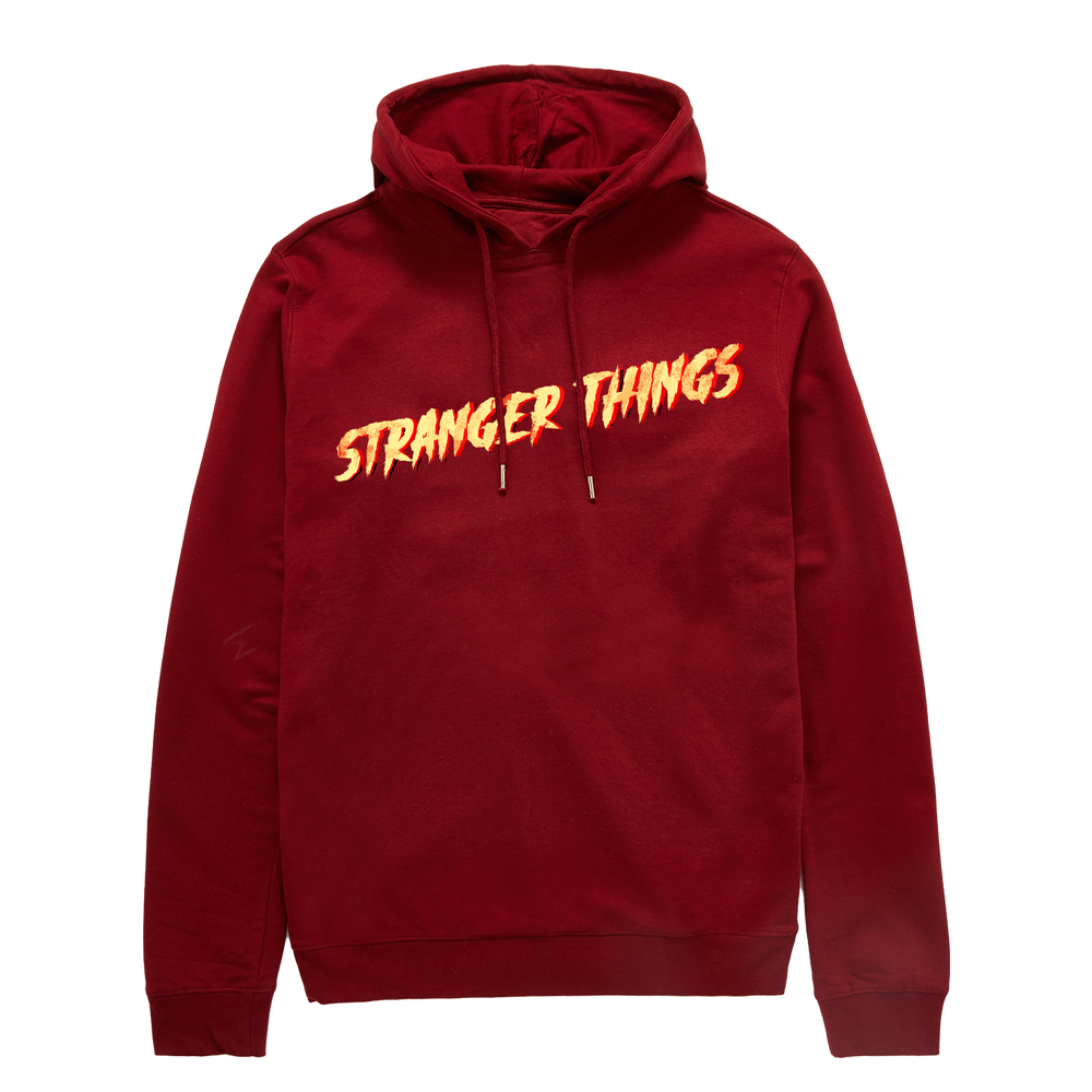 Stranger Things Alternative Logo Hoodie - Burgundy - S Bild 1