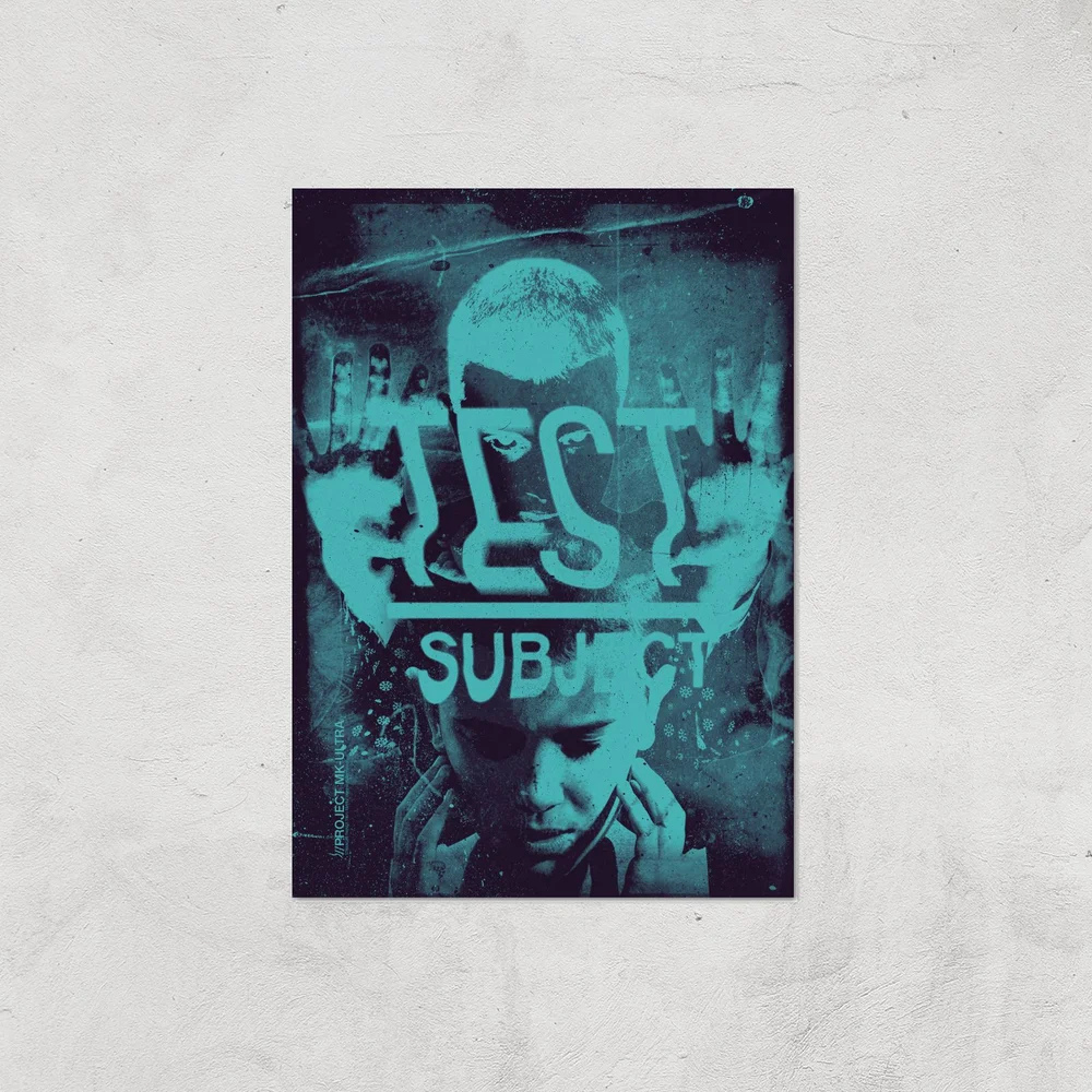 Stranger Things Test Subject Giclee Art Print - A4 - Print Only Bild 1