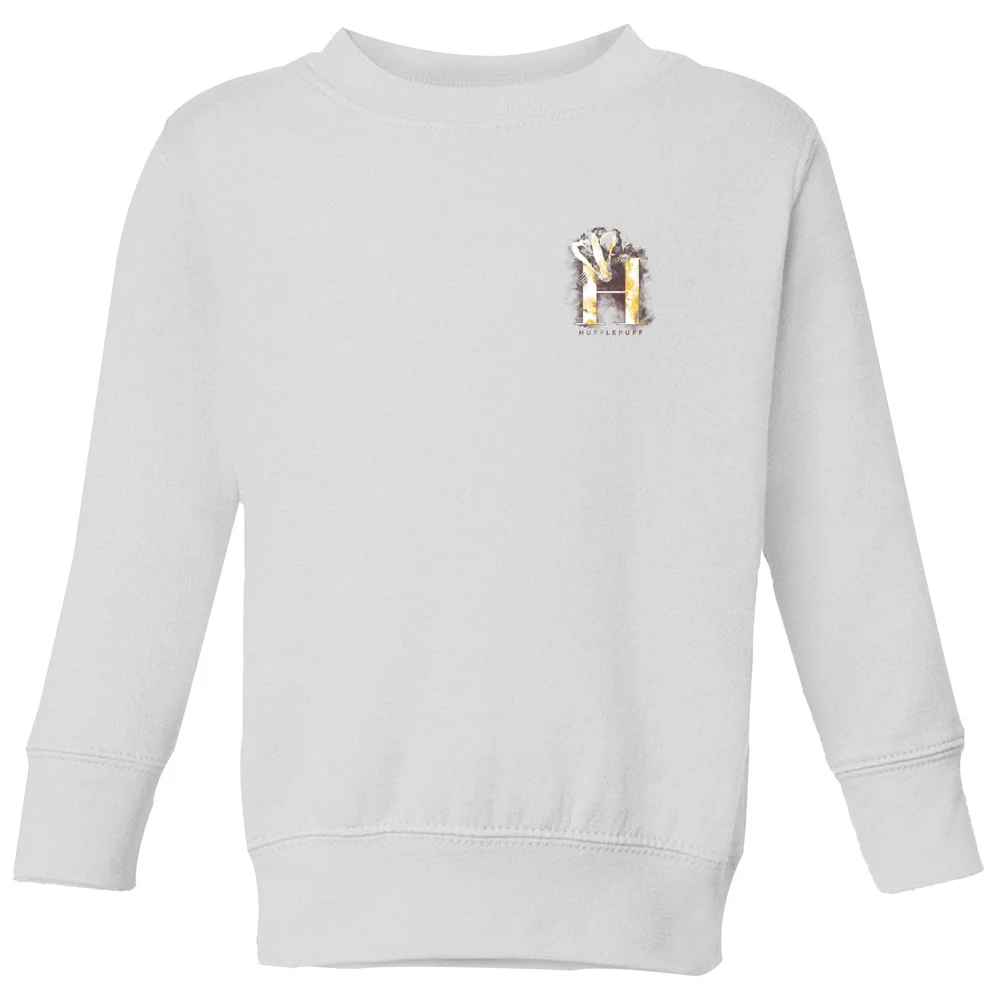 Harry Potter Hufflepuff Kids' Sweatshirt - White - 3-4 Jahre Bild 1