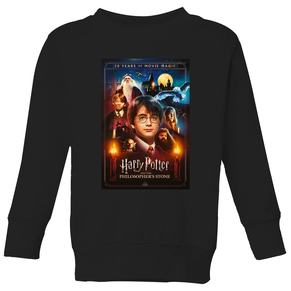 Harry Potter Philosopher's Stone Kids' Sweatshirt - Black - 3-4 Jahre Bild 1