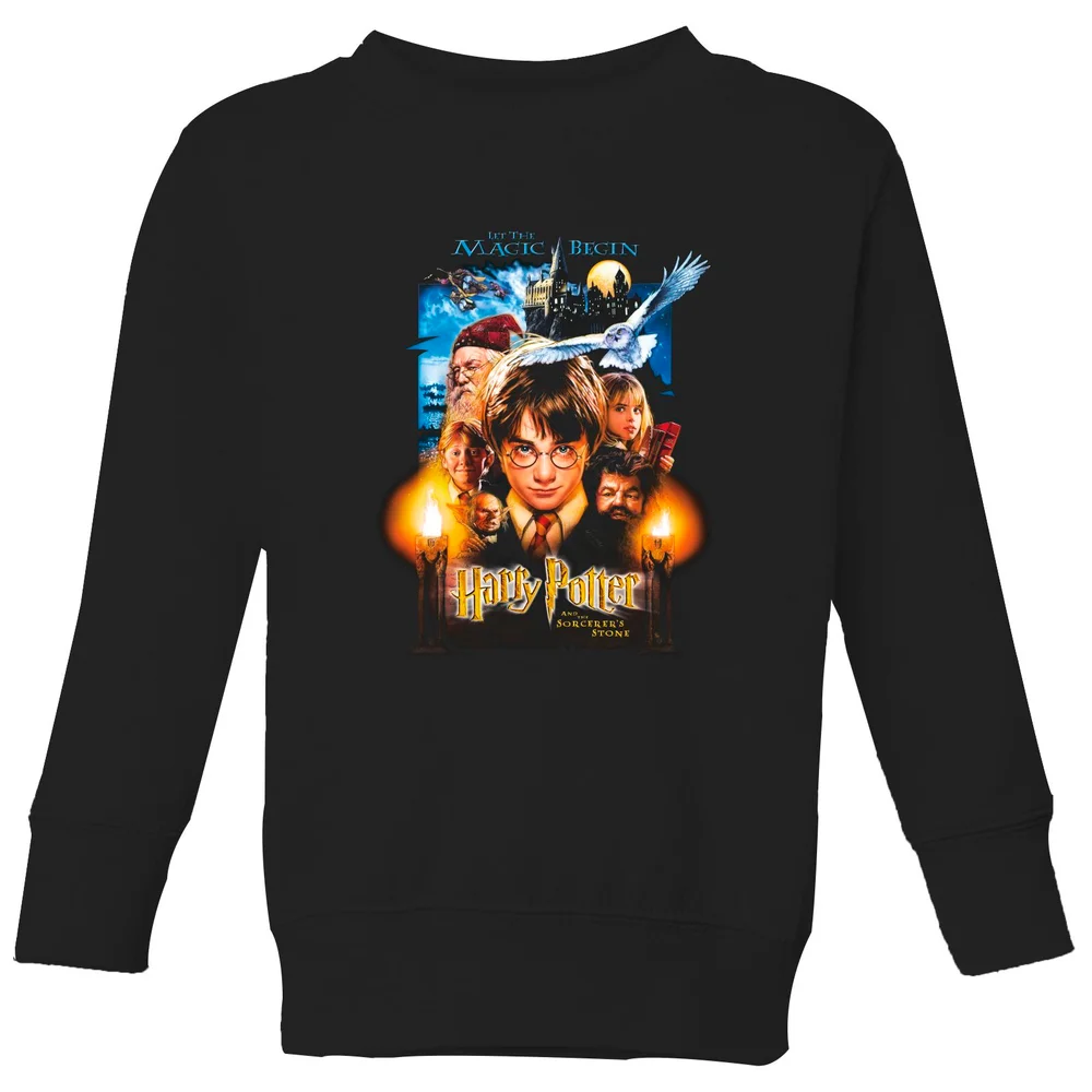 Harry Potter The Sorcerer's Stone Kids' Sweatshirt - Black - 3-4 Jahre Bild 1