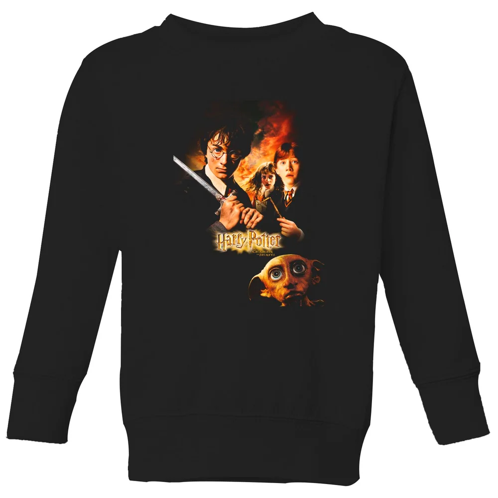Harry Potter Chamber Of Secrets Kids' Sweatshirt - Black - 3-4 Jahre Bild 1