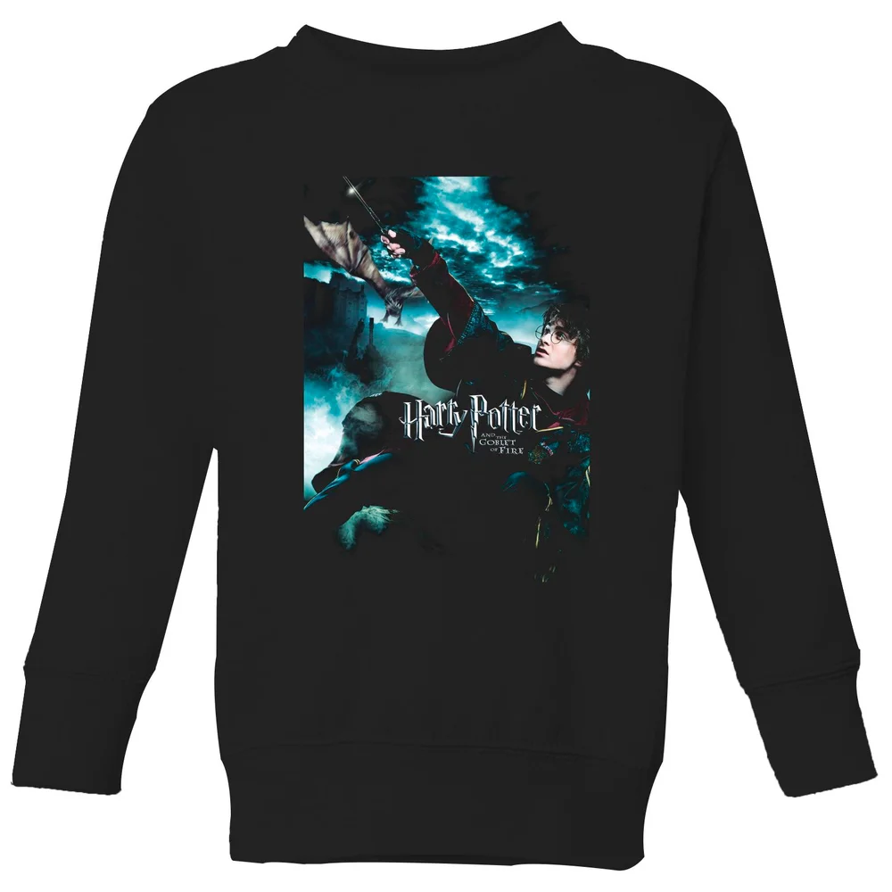 Harry Potter Goblet Of Fire Kids' Sweatshirt - Black - 3-4 Jahre Bild 1