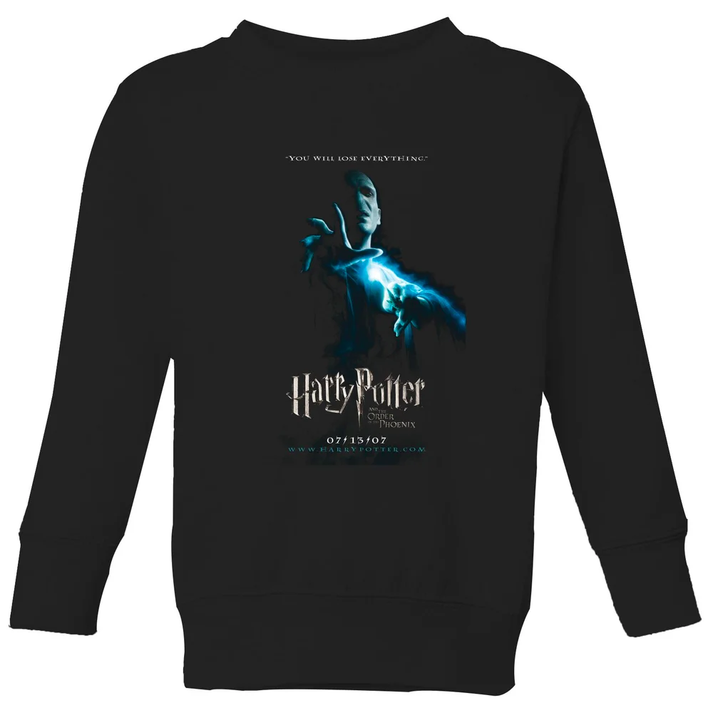 Harry Potter Order Of The Phoenix Kids' Sweatshirt - Black - 3-4 Jahre Bild 1