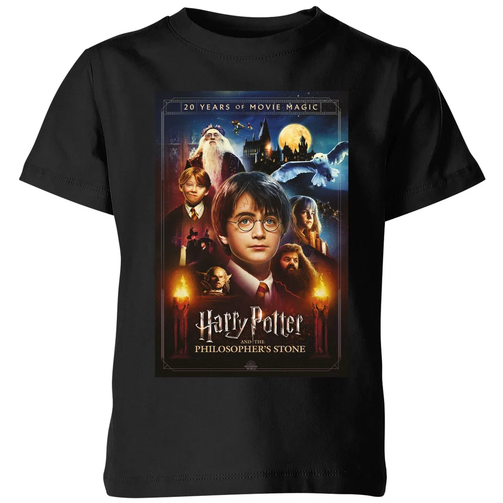 Harry Potter Philosopher's Stone Kids' T-Shirt - Black - 3-4 Jahre Bild 1