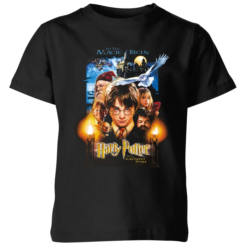 Harry Potter The Sorcerer's Stone Kids' T-Shirt - Black - 3-4 Jahre Bild 1