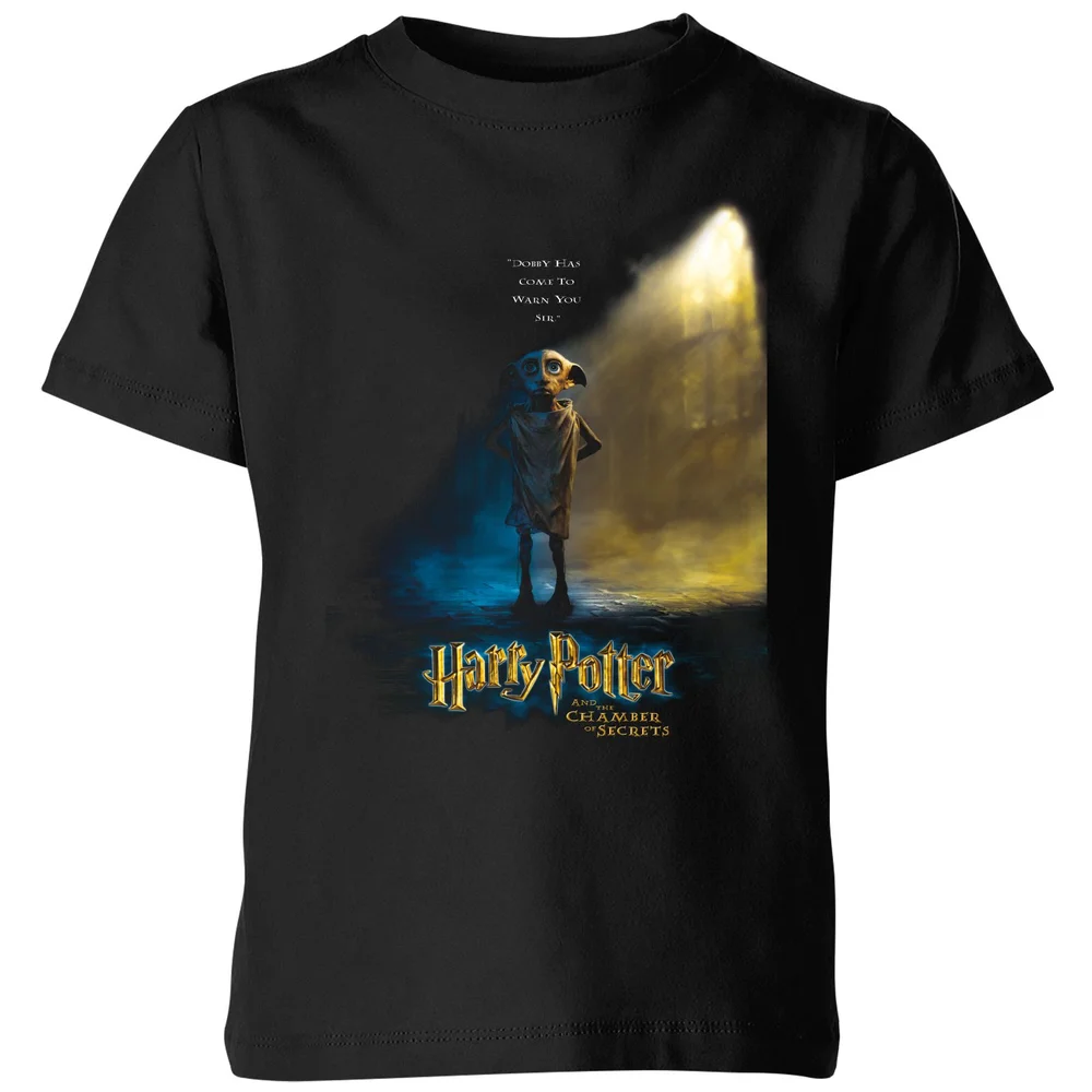 Harry Potter Chamber Of Secrets - Dobby Kids' T-Shirt - Black - 3-4 Jahre Bild 1
